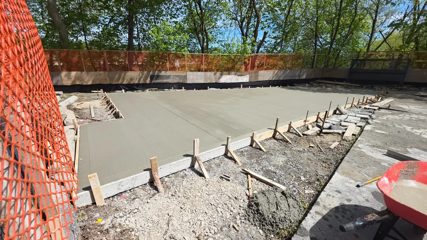 Commercial concrete project completed by YPG Construction