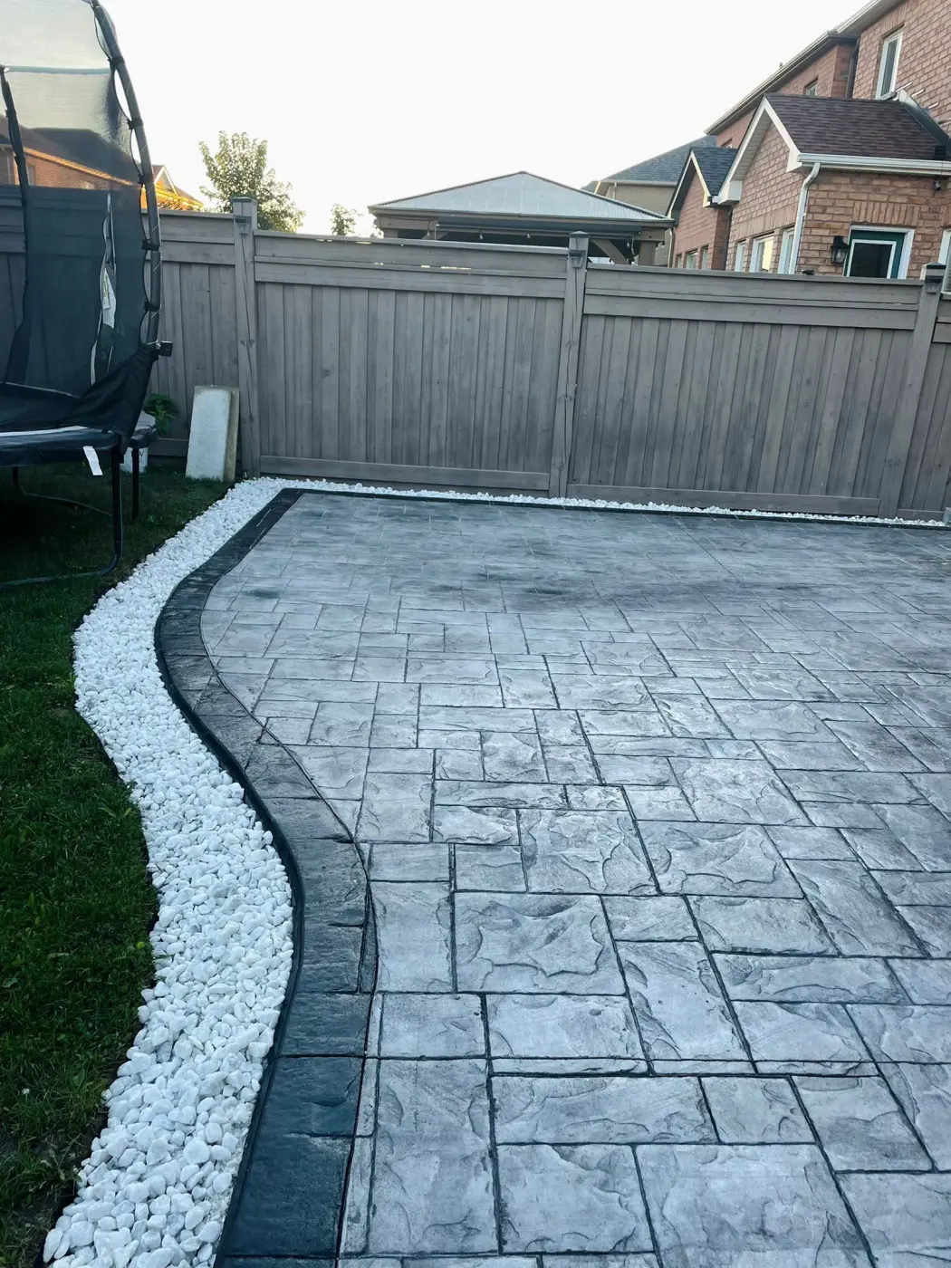Stamped concrete project in the GTA