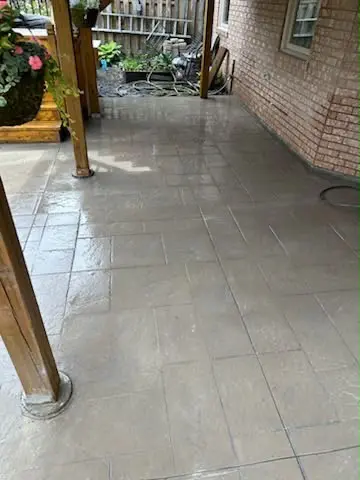 Stamped concrete project in the GTA