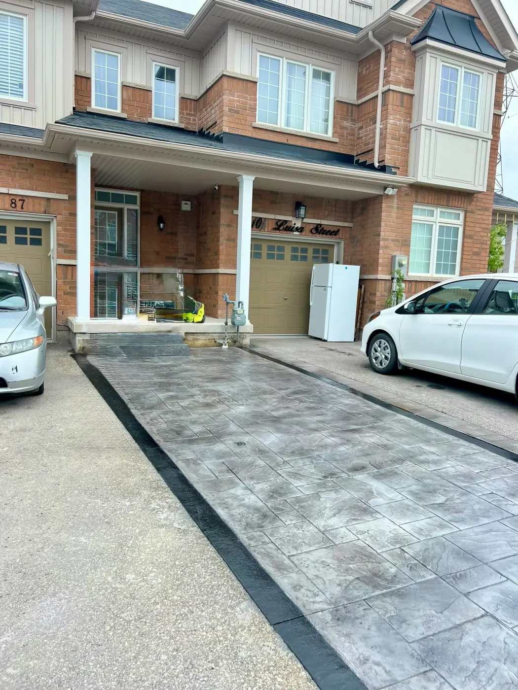 Stamped concrete project in the GTA