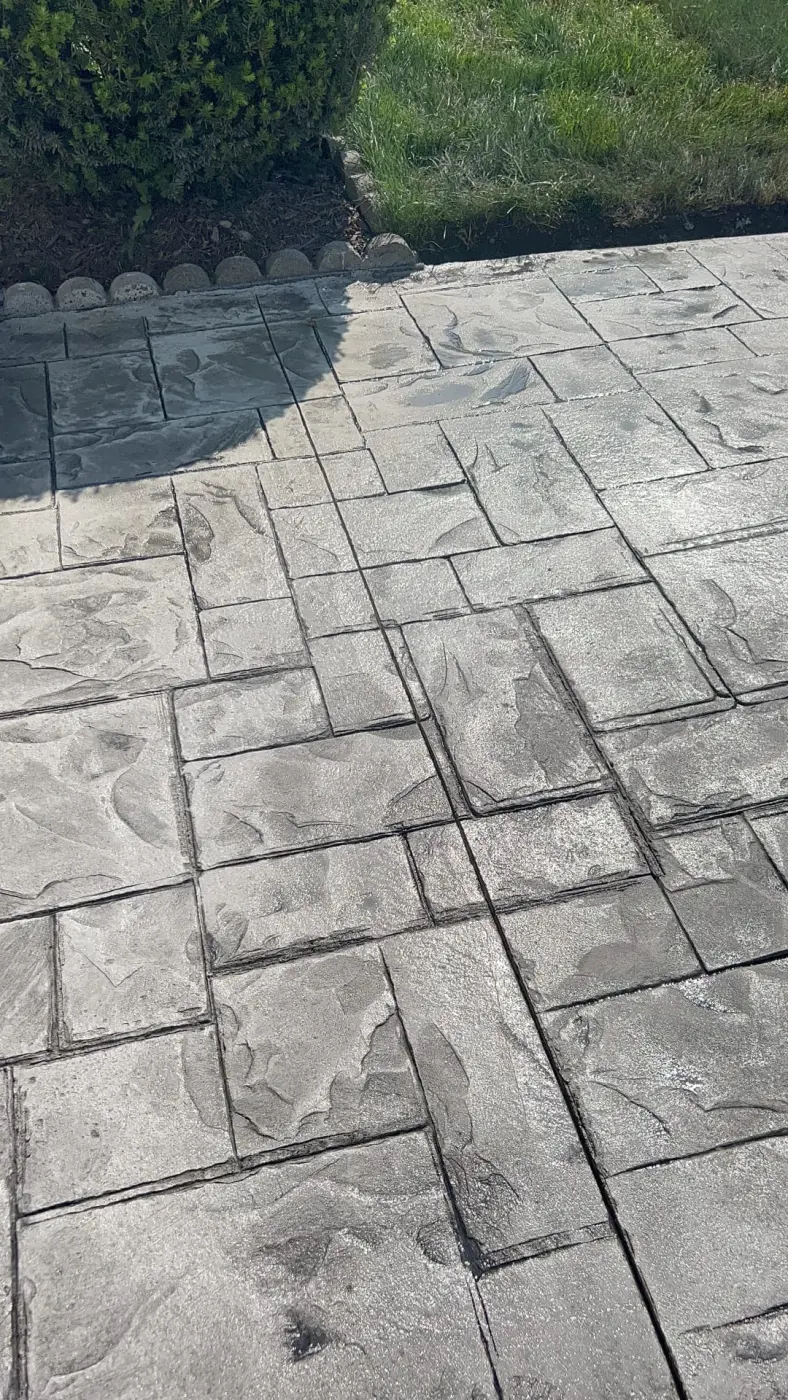 Stamped concrete project in the GTA