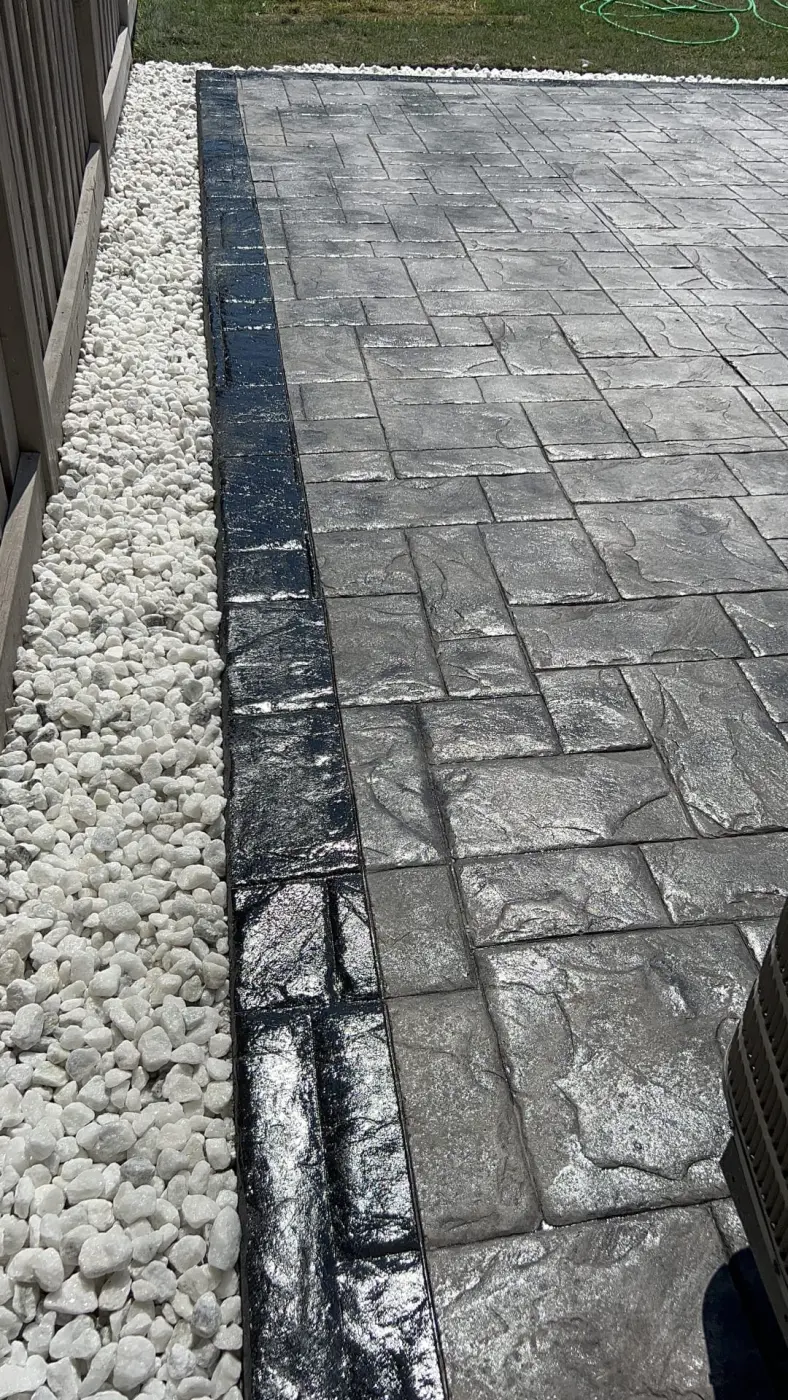 Stamped concrete project in the GTA